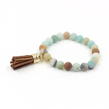 Faitheasy женские матирующие кисточки Обрезка из пенделока браслеты с орнаментами