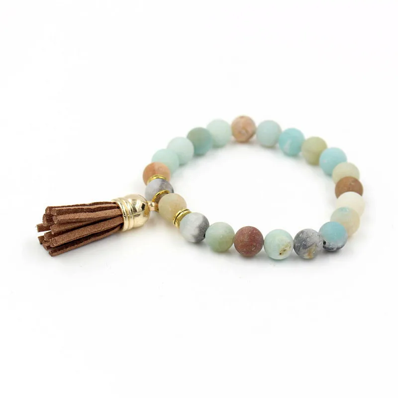 

Faitheasy Women's Matting Tassels Pendeloque Cut Bracelet Ornaments