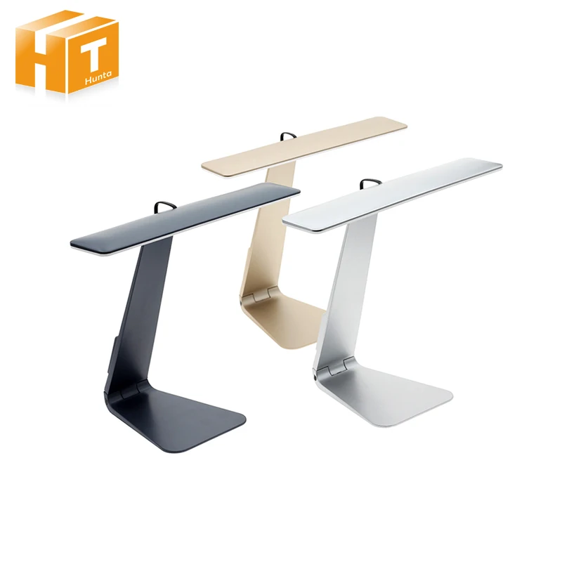 

Ultrathin LED Desk Lamps 3 Mode Dimming Touch Switch USB Rechargable Foldable Reading Bedside Table Lamp