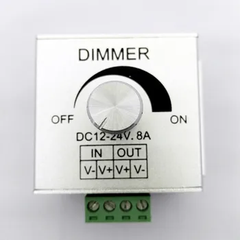 

12V 8A LED Dimmer PIR Sensor 5050 3528 LED Strip Light Switch Dimmer Brightness Controller Adjustable Brightness Controller