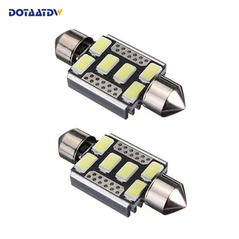 

2x White Canbus C5W Festoon Bulb 5730SMD Automobile Interior Light Car lamp Door Dome License Plate Car Styling 31/36/39/41MM