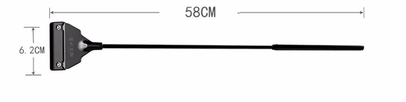 Водоросли бритва+ песочный плоский 2 в 1+ 5 шт. сменные лезвия для аквариума Длина 58 см