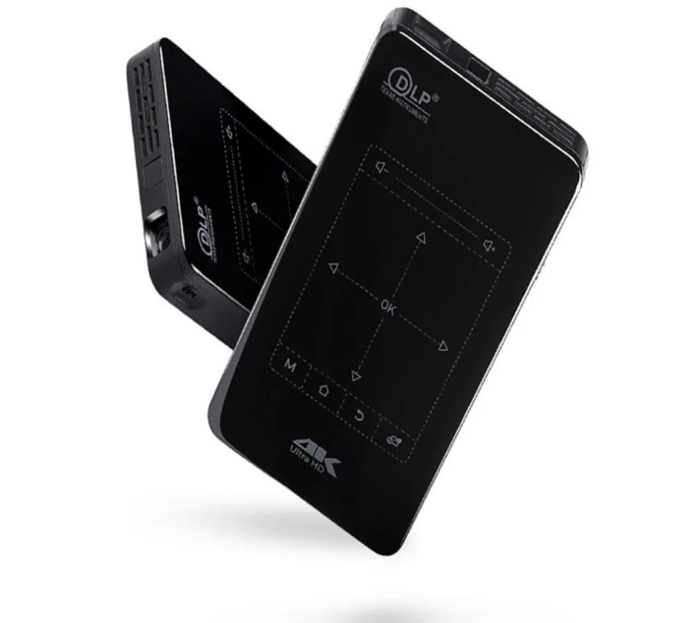 Звук Шарм мини проектор для Android S7 встроенный wifi Bluetooth 4000 мАч батарея HDMI вход