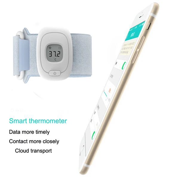 Children iFever intelligent wearable electronic thermometer Bluetooth