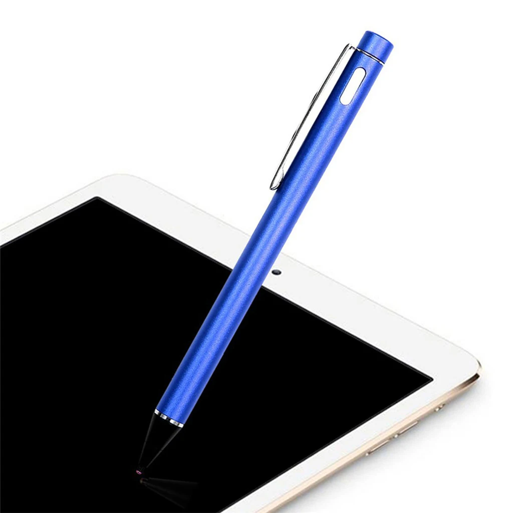 Active Stylus Pens for Capacitive Touch Screens, Precision Fine Tip Stylus for iPad, iPhoen, Samsung Phones, Blue