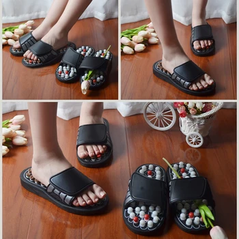 

Professional Foot Care Tool Foot Massage Slippers Therapy Massager Shoes Foot Acupoint Activating Reflexology Feet Care Sandal
