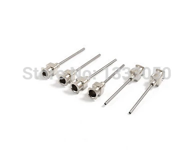 

6 Pcs 1" Tip Length Stainless Steel 17 Gage Dispensing Needles Tips