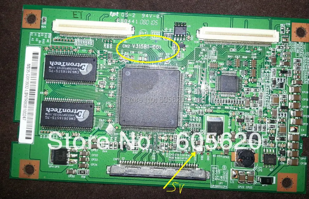 FREESHIPPING!! V315B1 C01 T con Logic board for CHIMEI V315B1 L01 LCD ...