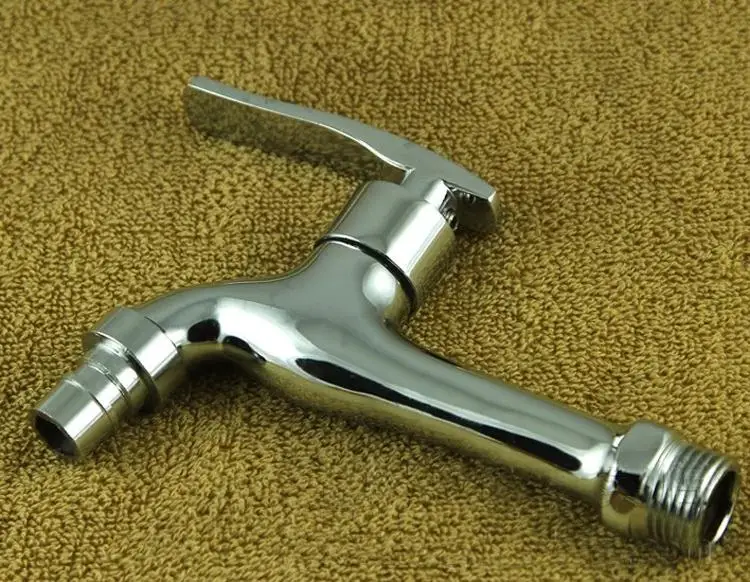 14cmLongBrassBibcockWallMountedcoldtapforWashingMachineWater