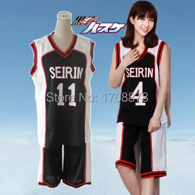 3 стиля KUROKO'S Корзина мяч SEIRIN школа #4 10 11 Kuroko Tetsuya гостевой черный Трикотажный
