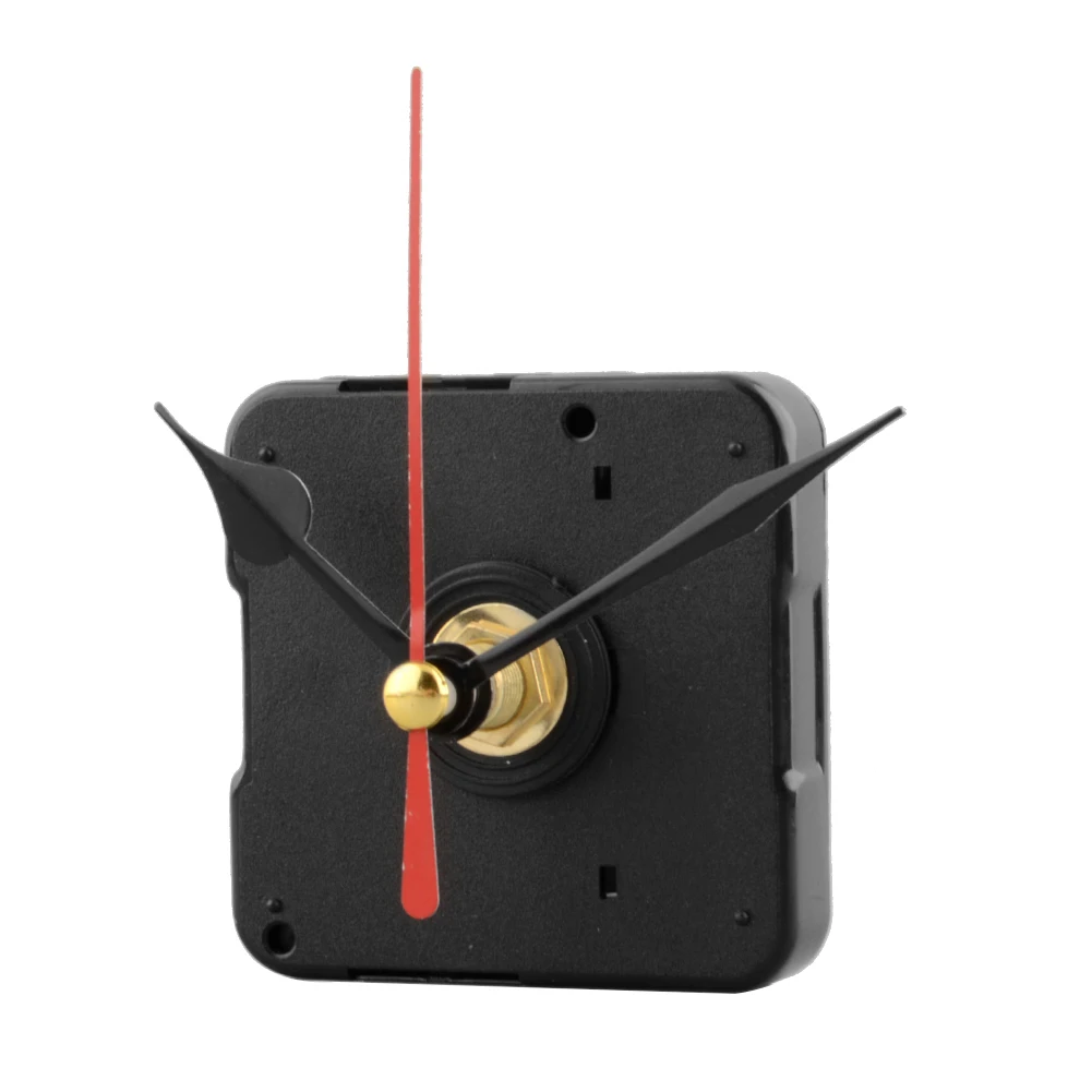 Беззвучные часы кварцевый механизм красный и черный ручной части ремонтный инструмент набор настенные части часов, аксессуары домашний деко