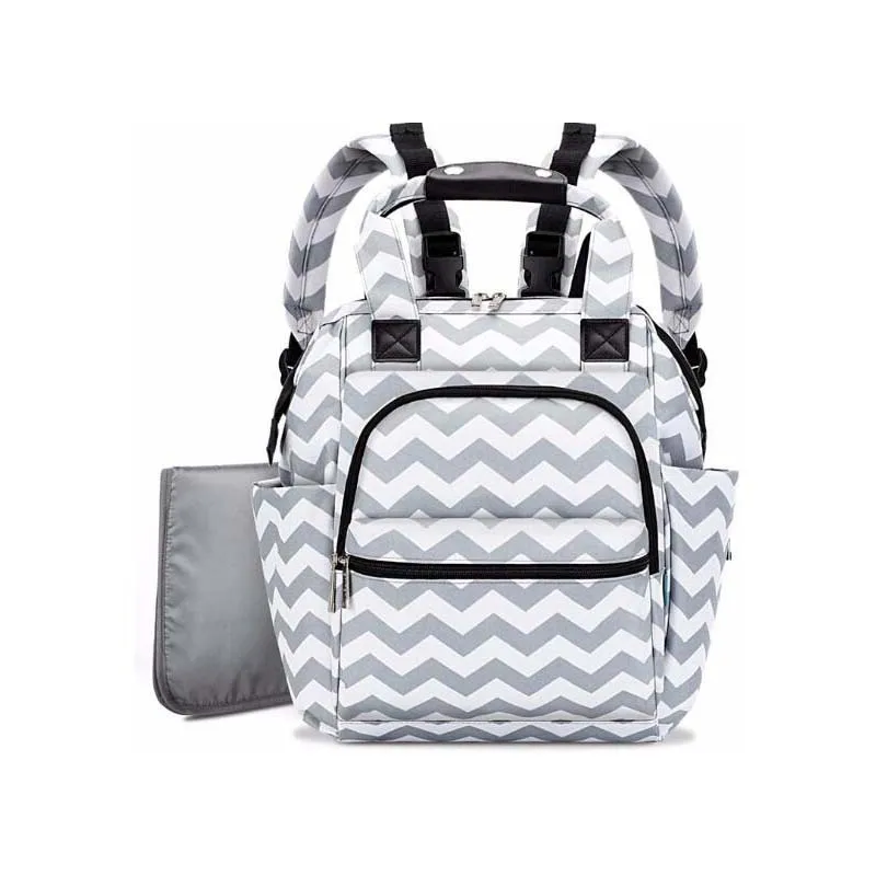 

Casual stripe new insulation Mummy bag out storage bag large capacity nylon waterproof multi-function baby stroller care bag