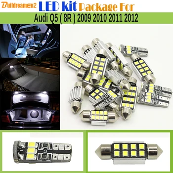 

Buildreamen2 15 x Car 2835 SMD Interior LED Bulb Canbus LED Kit Package White Dome Map Door Light For Audi Q5 (8R) 2009-2012