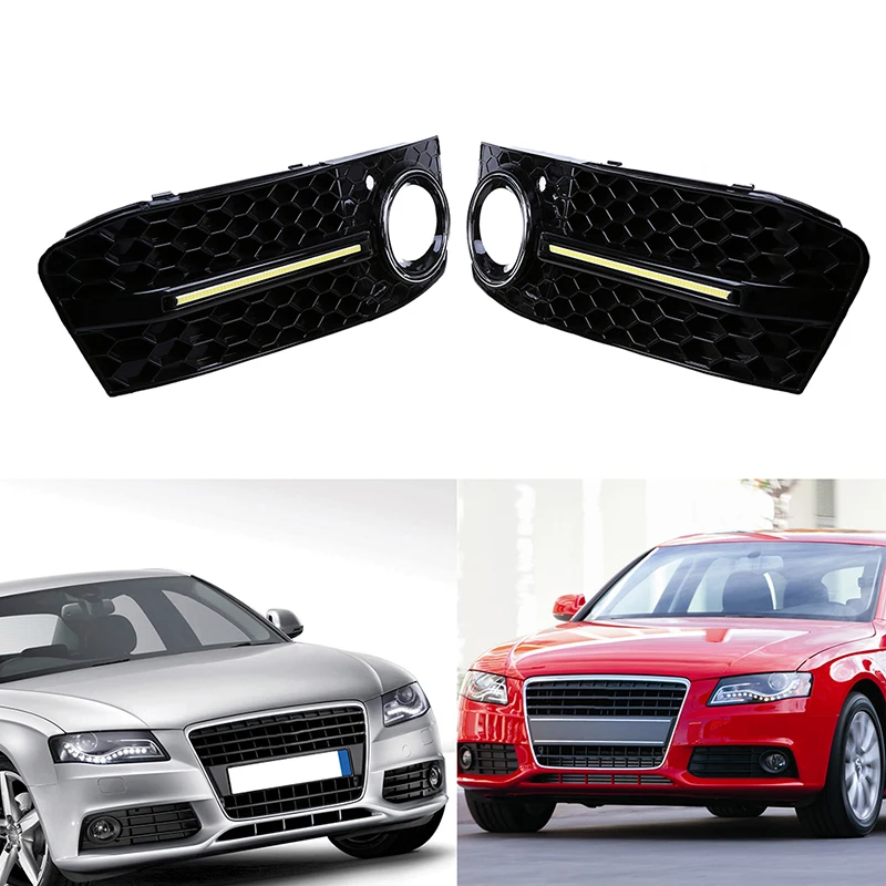 1 Pair Car Right/Left Side Grills Auto Car Front Racing Grill Grille