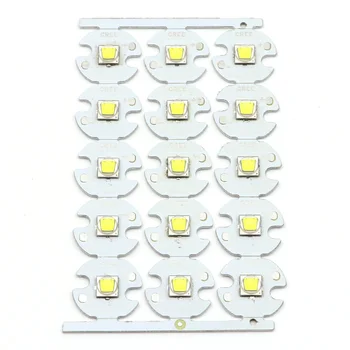 

5PCS Xlamp XML2 XM-L2 U3 10W WHITE High Power LED Emitter Bulb with 16mm Heatsink For Flashlight Electronic DIY Parts