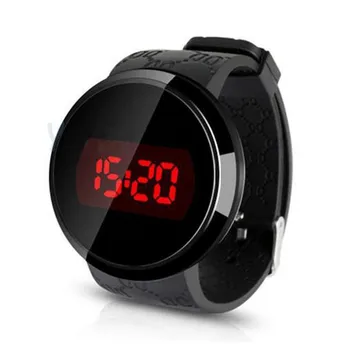 

Fashion Large Dial Military Men Round Touch Screen Watch Multifunction Sports LED Watch Couple Watch Women's Casual Watch dw