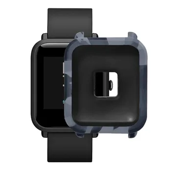 

Hot Sale Slim Frame Silicone Case Cover Protect Shell Bumper Case for Huami Amazfit Bip Younth Watch