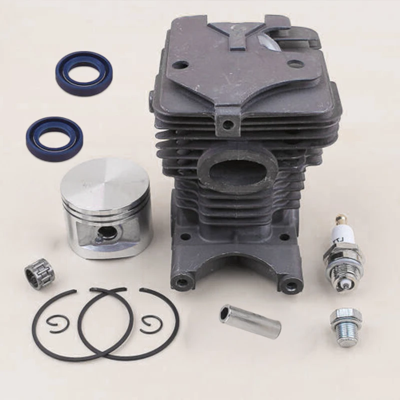 

Oil Seal Cylinder Set Spark Plug Kit Chainsaw Piston Pin Ring Decompression Valve Replacement Part 1133 020 1203