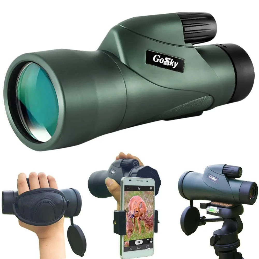 12x55 High Definition Monocular Telescope and Quick Smartphone Holder 12x55 High Definition Monocular Telescope and Quick Smartphone Holder