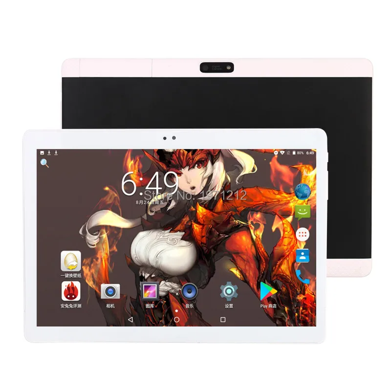 

10 inch tablet PC 10 Core Android 7.0 4GB RAM 64GB ROM Deca Core Dual SIM Card GPS Bluetooth Call phone Gifts Tablets 10 10.1