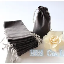Подгонянный логотип Бархатный Мешочек бархатный шнурок мешочек для украшений подарочные сумки