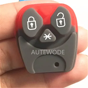 

AUTEWODE New Car Remote Key pad for Brazil Positron car alarme Controle 3 buttons car key shell case cover Fob accessories 50pcs