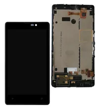 STARDE Replacement LCD For Nokia Lumia 820 LCD Display Touch Screen Digitizer Assembly Frame 4.3"