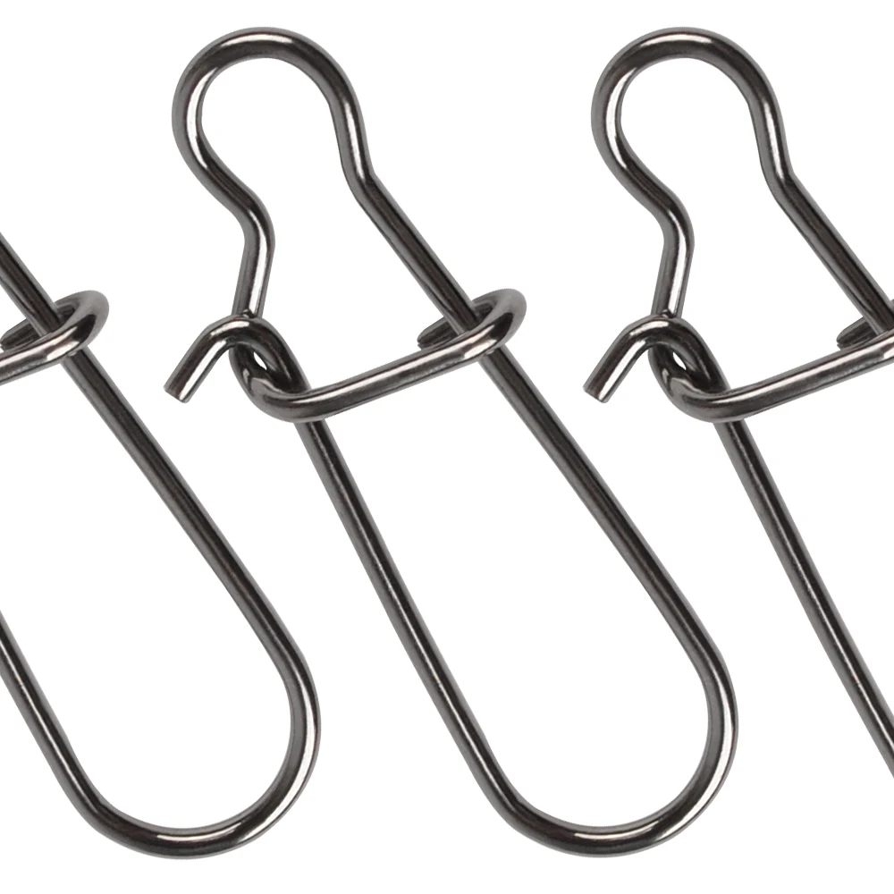 50 500pcs Bulk Duo lock Snap Swivel 25Lb 200Lb Anti Rust Clip Connector