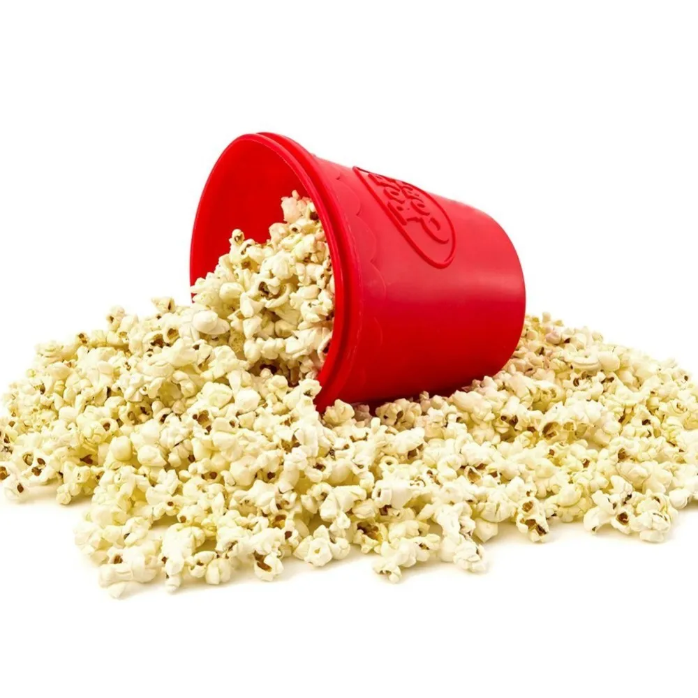 Silicone Popcorn Container DIY Silicone Microwave Popcorn Maker Bucket