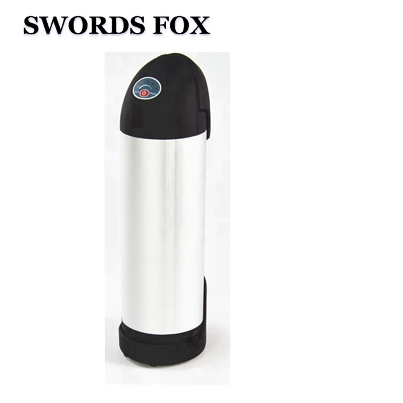 

SWORDS FOX Electric Bike water bottle 36V 13AH for 350W 500W 750W motor E bike water kettle battery with 42v 2A Charger