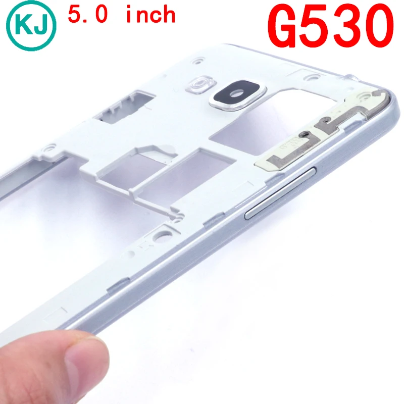 G530 G531 средняя рамка+ Крышка батарейного отсека задняя дверь для samsung Galaxy Grand Prime G530H G531H полный корпус Чехол