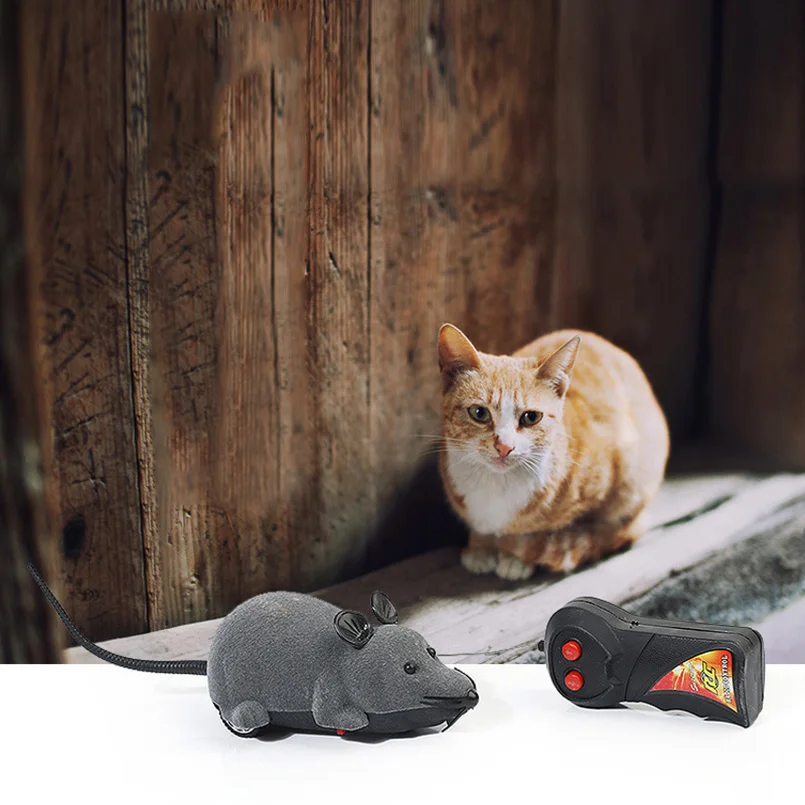 Toy for Cats Wireless Remote Control Mouse Electronic RC Mice Toy Funny