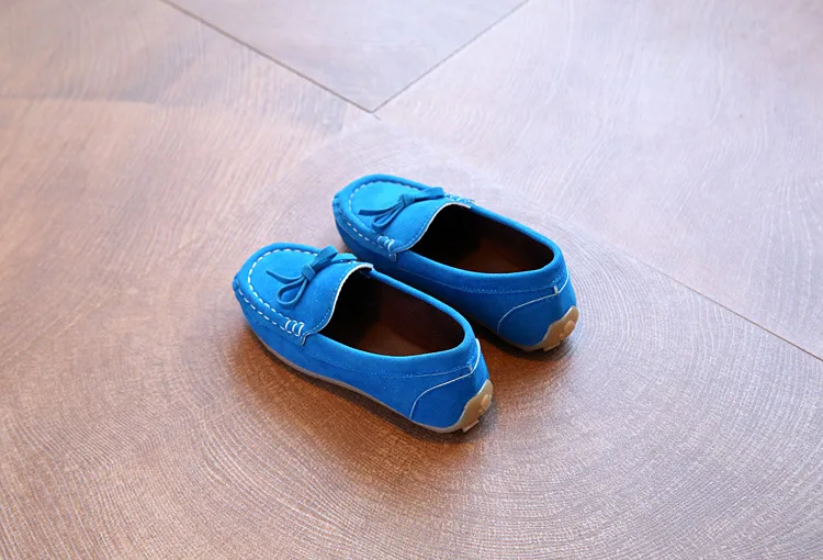 JUSTSL/ г. летняя детская обувь в горошек однотонная Повседневная нескользящая обувь для девочек и мальчиков детская обувь из коровьей кожи размер 21-36
