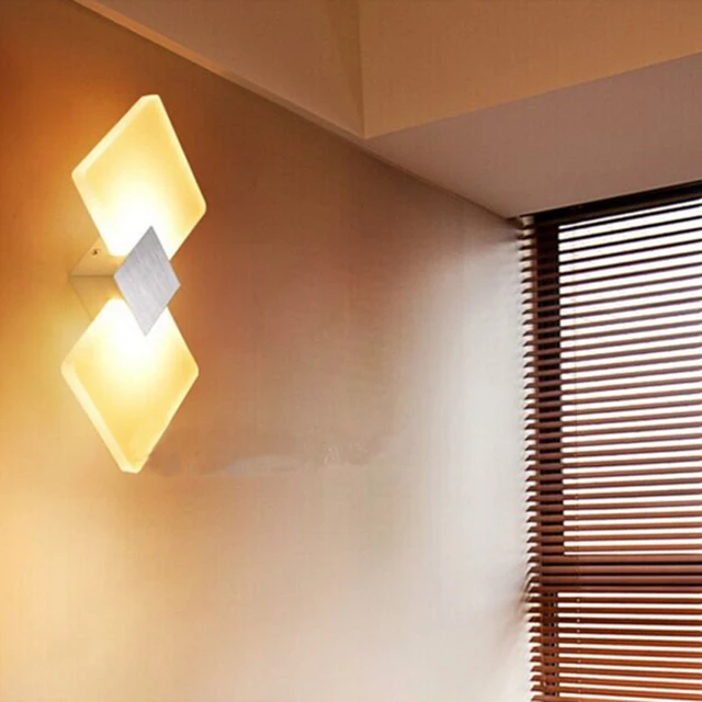 Led bagno di luce specchio camera da letto led riparo della parete ... Parete sala