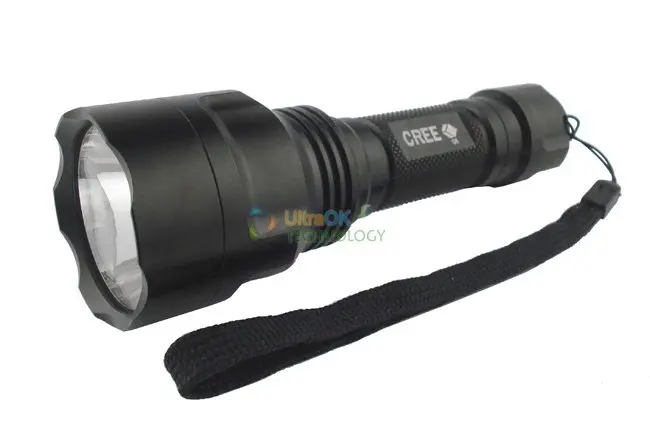 Super-Bright CREE LED 320 Lumen 5-Modes Aluminium Alloy Flashlight Torch