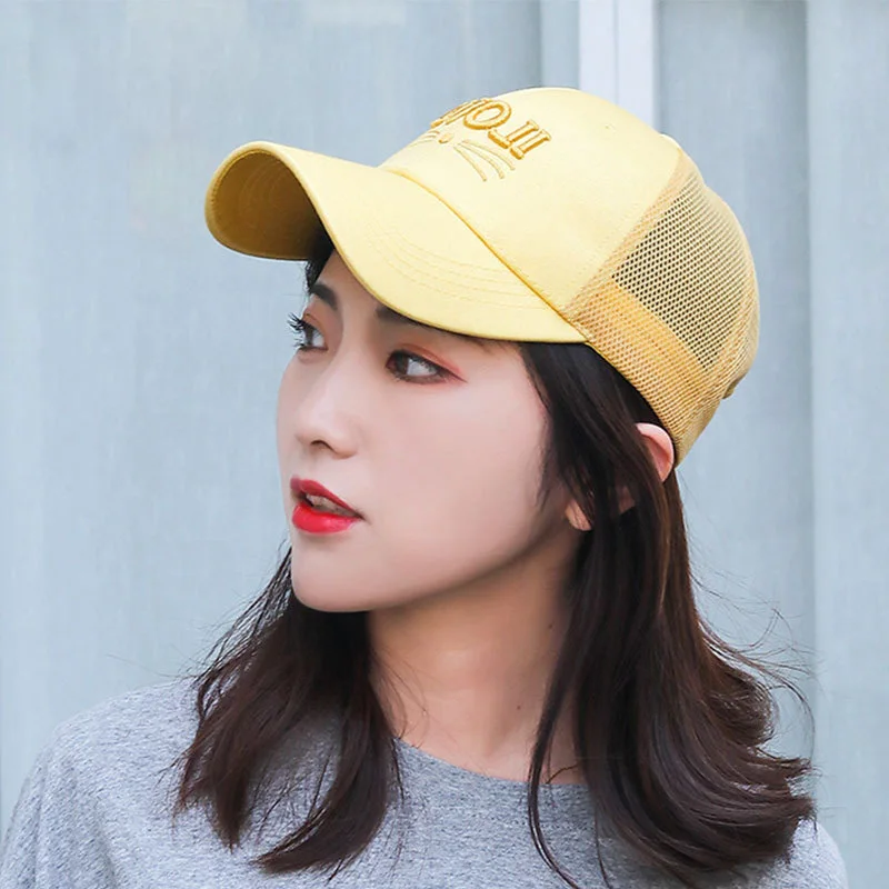 ladies mesh baseball cap