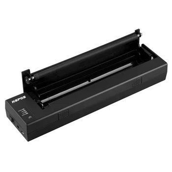 

Newest Thermal Mobile Portable A4 USB Printer Support All Windows and Linux Driver 210mm Max Paper Width for File Printing