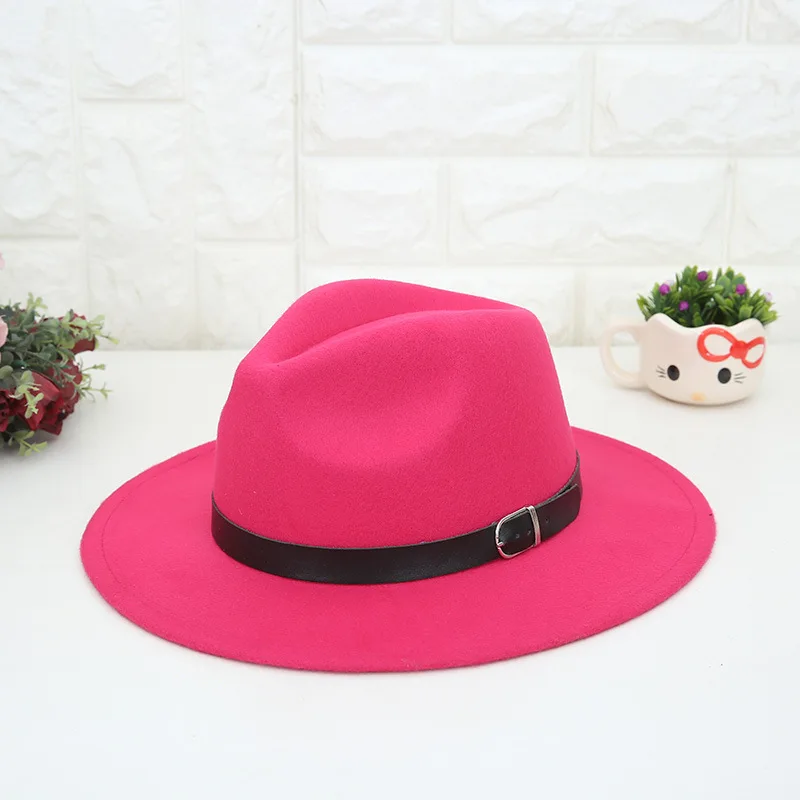

Wool Retro Warmth Simple Plain Women's Hat, Monochrome Embossed New Hat Autumn and Winter Fascinator Hat