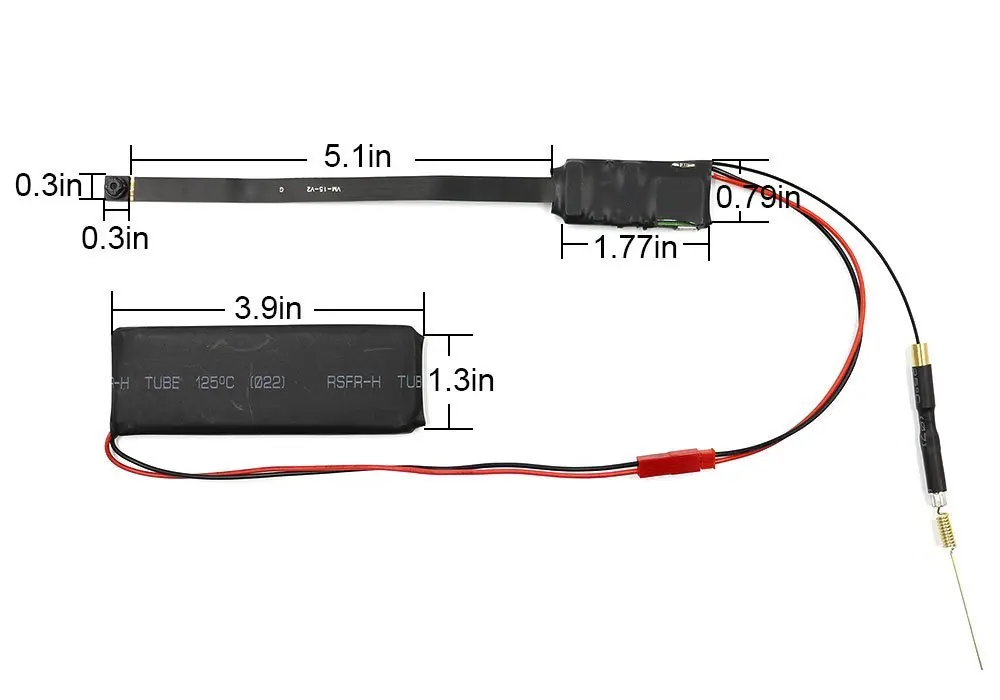 HBUDS P2P мини-камера HD 1080P wifi сетевая камера DIY беспроводной модуль камеры с активированным движением DV видеокамера с 4000 мА