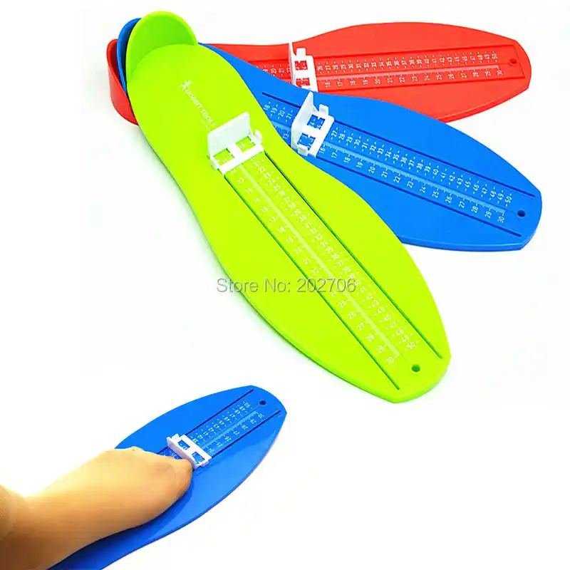 Kids Adults Foot Measuring Gauge Shoes Size Feet Measure Tool Length Ruler