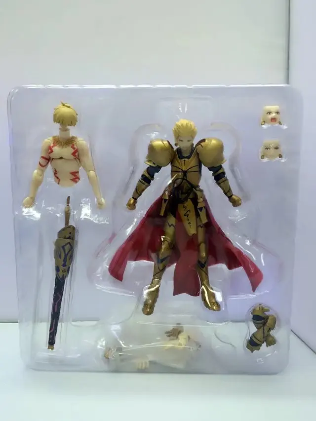 Аниме фигурка HKXZM 15 см Fate Stay Night Archer Gilgamesh 1/8 весы #300 ПВХ экшн фигурки модель