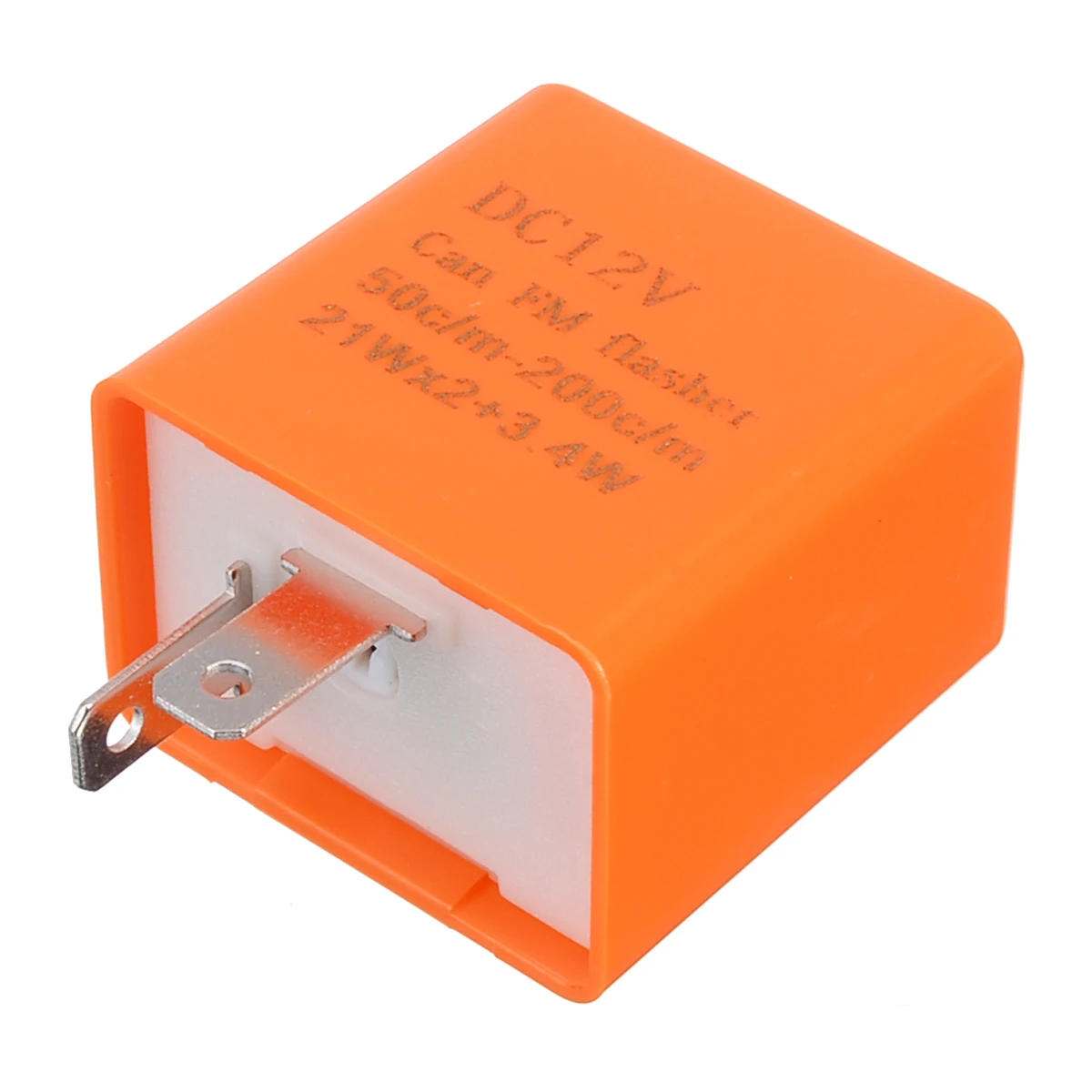 1PC 12V 2Pin Motorcycle Adjustable LED Flasher Relay Turn Signal Indicator Blinker Fast/No Flashing Repairing Relay For Honda