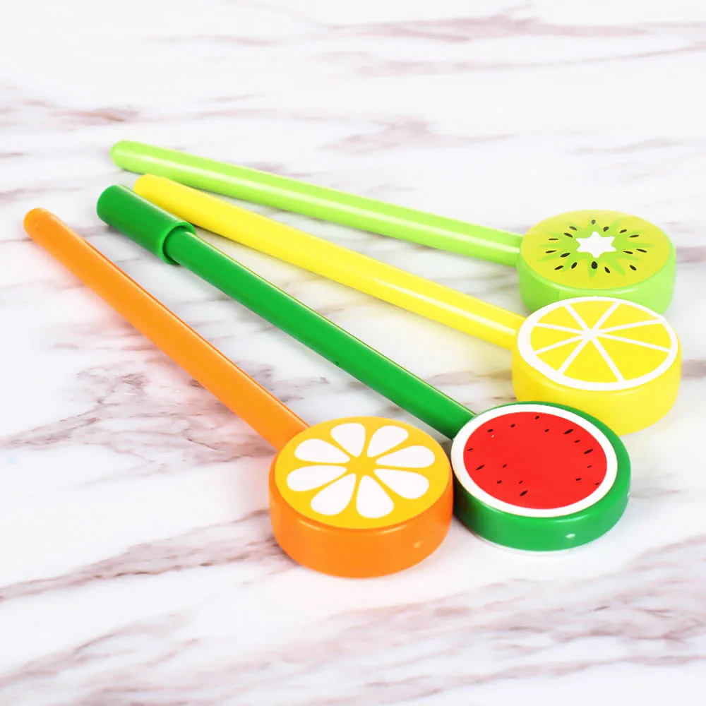 

Fashion Summer Fruit Gel Pen Stationery Student Pens School Office Supplies Gift For Kids Student HOT