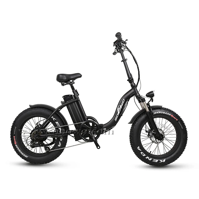 Складной электрический велосипед Sobowo SF2 20*4 0 дюйма из алюминиевого сплава