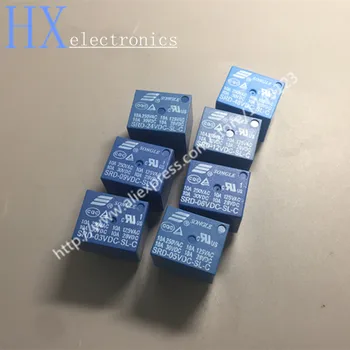 

Free shipping 5PCS Relays SRD-03VDC-SL-C SRD-05VDC-SL-C SRD-06VDC-SL-C SRD-09VDC-SL-C 3V 5V 6V 9V 10A 250VAC 5PIN T73