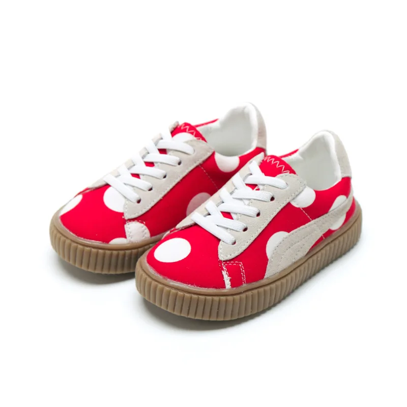 

Spring Autumn Spot Design Children Casual Shoes Flock Boys Girls Sports Shoes Fashion Brand Breathable Outdoor Sneaker TX349