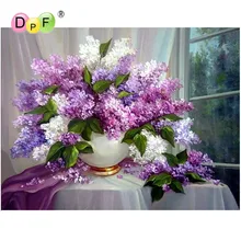 DIY Diamant malerei kreuzstich Kit Diamant stickerei lila 5D Diamant mosaik Hand Muster Home Decoration