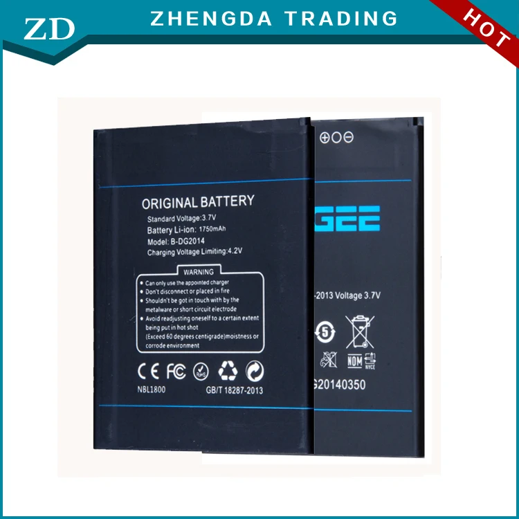 Original Battery for DOOGEE DG2014 Smartphone 1750mAh Lithium-ion Turbo | Мобильные телефоны и аксессуары