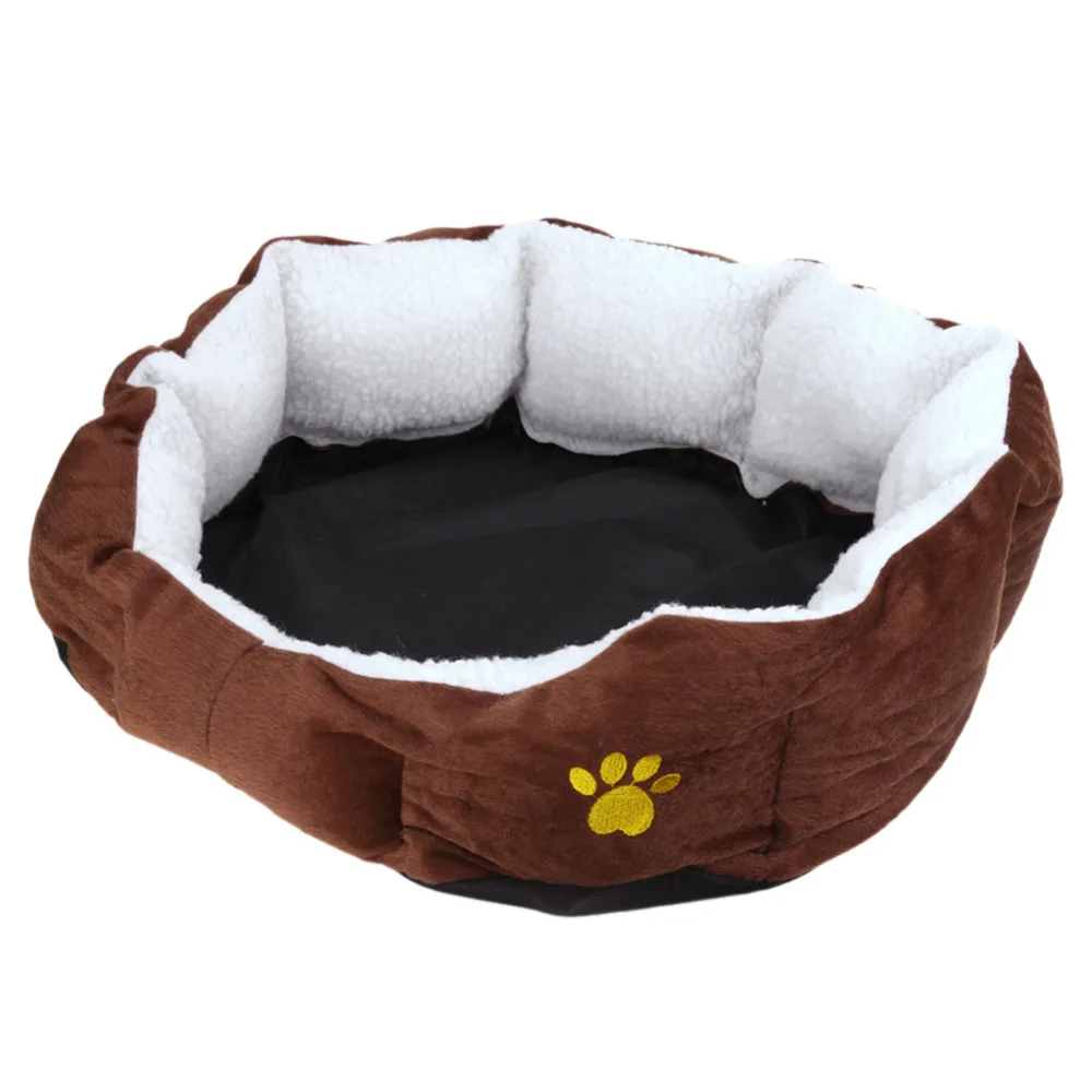 Кровать для питомца собаки согревающий дом для собаки мягкий материал гнездо корзины для собак осень и зима теплый мягкий флисовый коврик питомник для кошки щенка