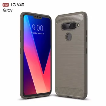 

20pcs/lot Carbon Fiber Drawing TPU gel covers case for LG G6 G7 Q6 Q7 V30 V30S V40 K8 K10 2018 Q Stylus soft cover case